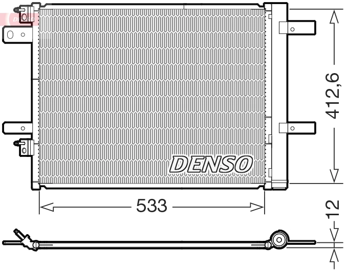 Condenser, air conditioning DCN21036