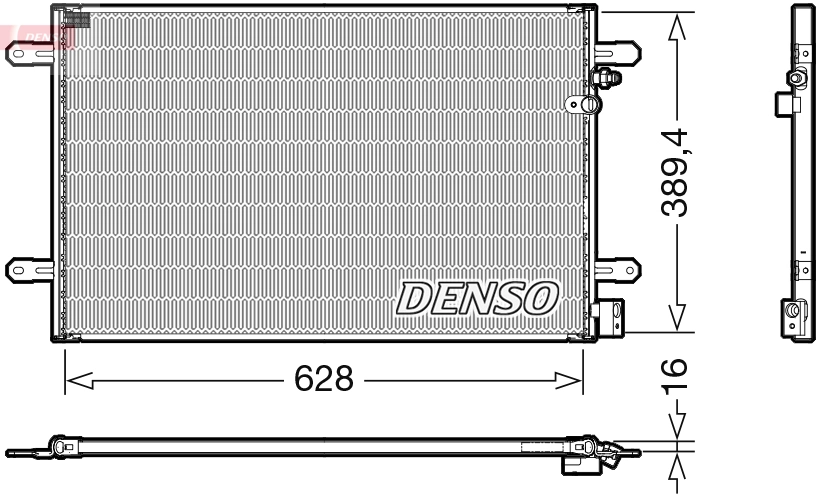 Condenser, air conditioning DCN02037