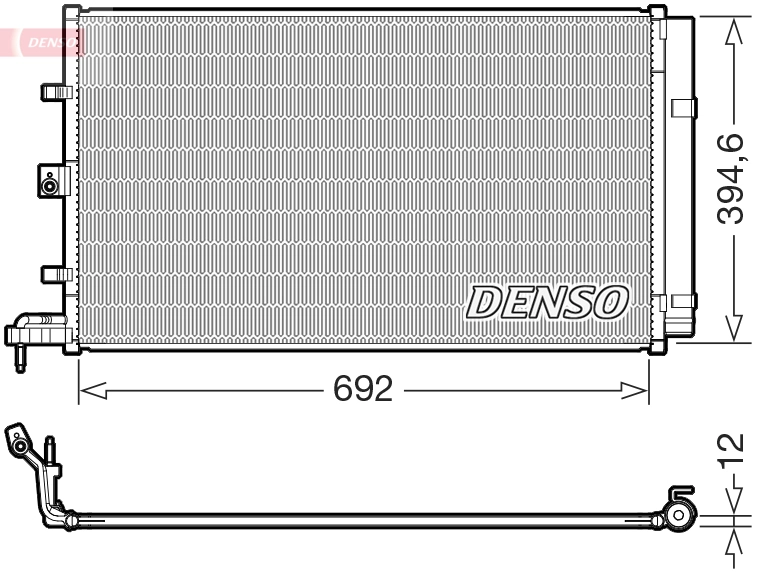 Condenser, air conditioning DCN10063