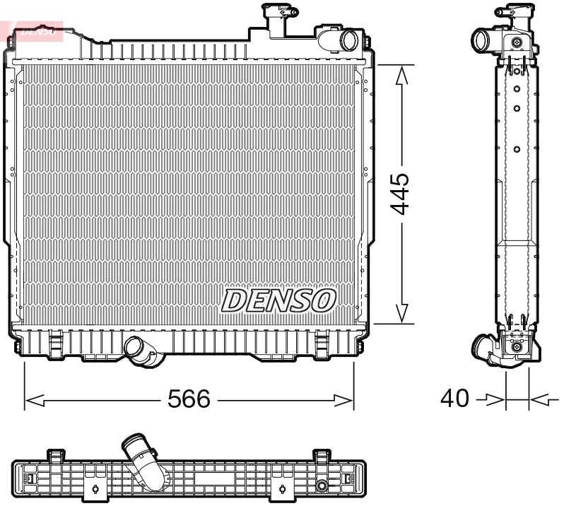 Radiator, engine cooling DRM46074