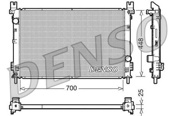 Radiator, engine cooling DRM06001