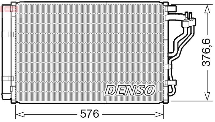 Condenser, air conditioning DCN43008