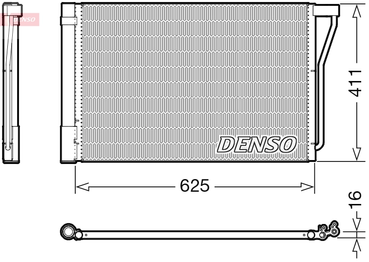 Condenser, air conditioning DCN05022