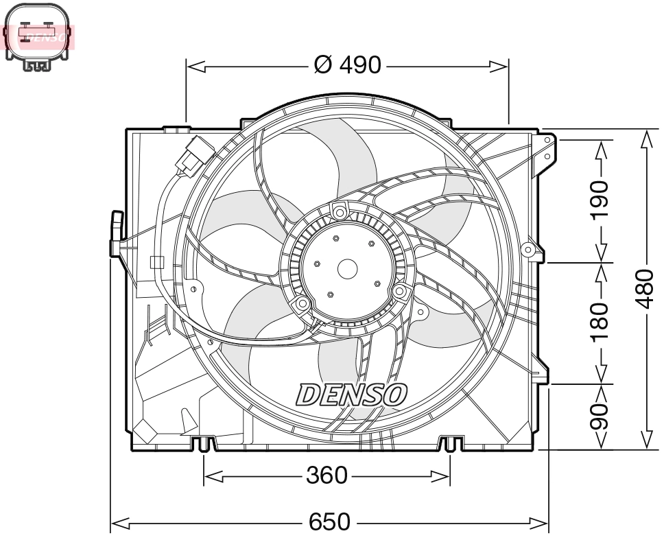 Fan, engine cooling DER05011
