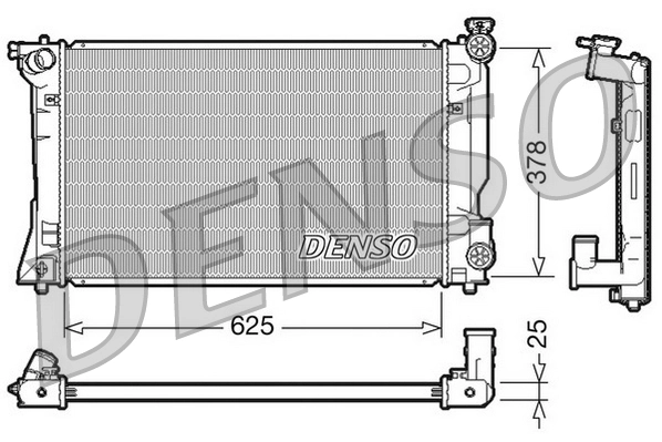 Radiator, engine cooling DRM50035