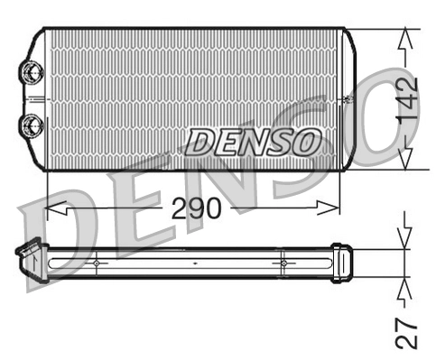 Heat Exchanger, interior heating DRR07005