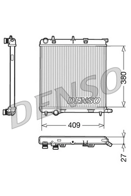 Radiator, engine cooling DRM21026