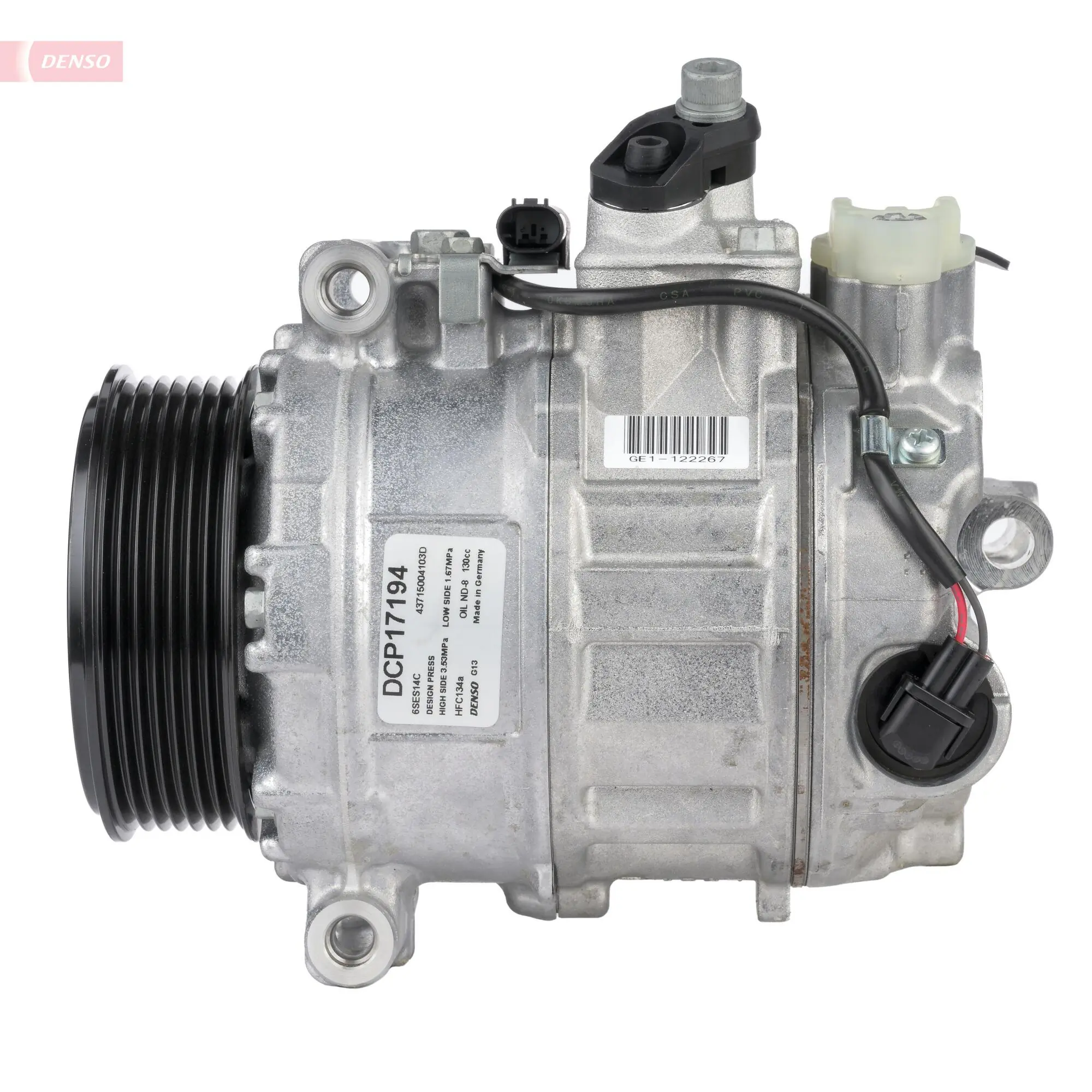 DENSO DCP17194 Compressor, air conditioning