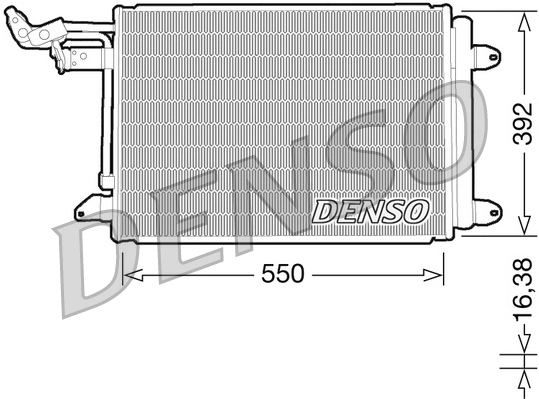 Condenser, air conditioning DCN32002