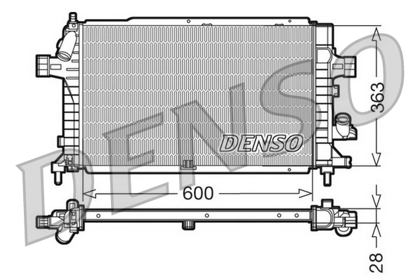 Radiator, engine cooling DRM20102