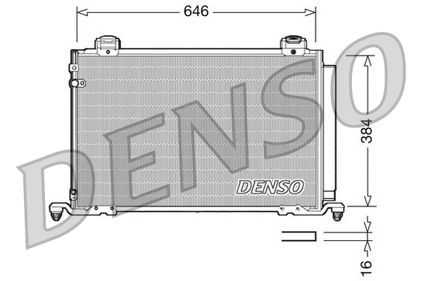 Condenser, air conditioning DCN50026