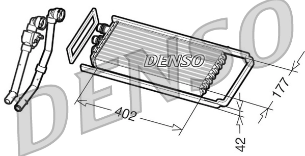 Heat Exchanger, interior heating DRR12101
