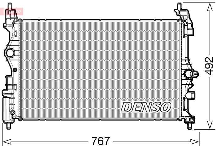Radiator, engine cooling DRM20019