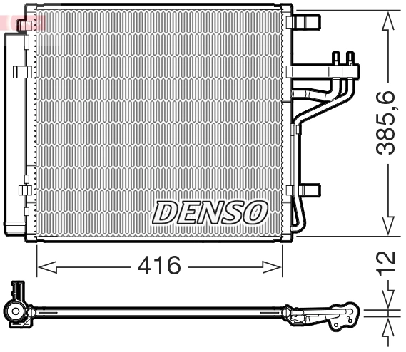 Condenser, air conditioning DCN43012