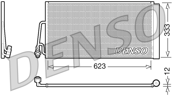 Condenser, air conditioning DCN05102