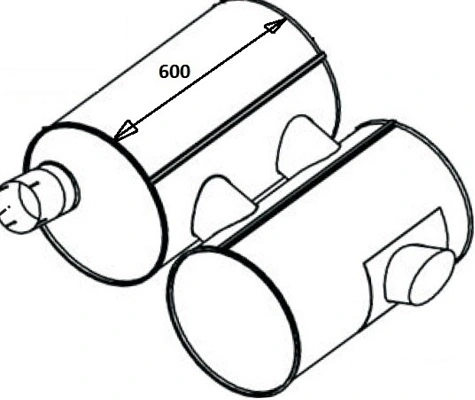 Centre Muffler 75290