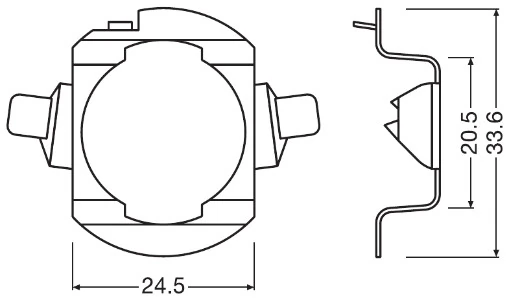 مقبس المصباح، المصابيح الأمامية الرئيسية LEDriving® ADAPTER 64210DA06