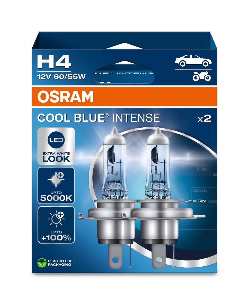 Bohlam, lampu sorot tinggi COOL BLUE® INTENSE (Next Gen) 64193CBN-2HB