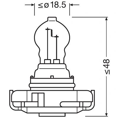 Bulb, direction indicator ORIGINAL 5201