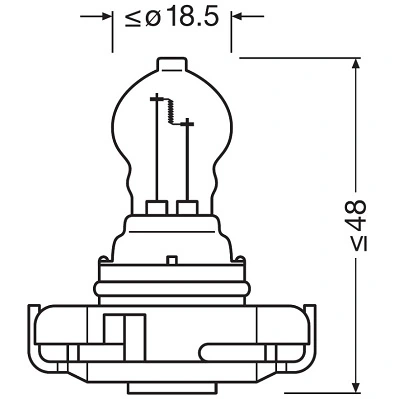 Bulb, direction indicator ORIGINAL 2504