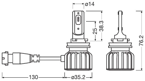ams-OSRAM 64211DWBRT-2HFB Bulb, worklight