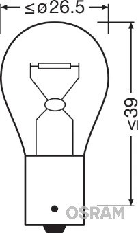 Bulb, direction indicator ORIGINAL 7529