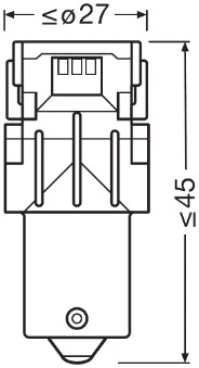 ams-OSRAM 7507DYP-02B Bulb, direction indicator