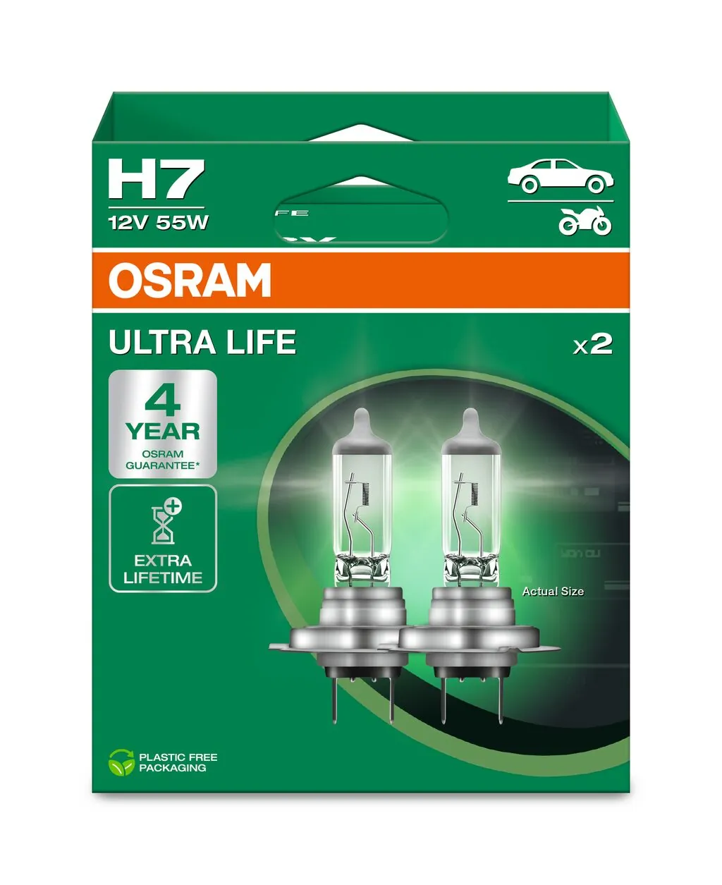 Lampu Pijar, Lampu Tinggi ULTRA LIFE 64210ULT-2HB