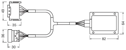 ams-OSRAM LEDSC03-2HFB Cable Set