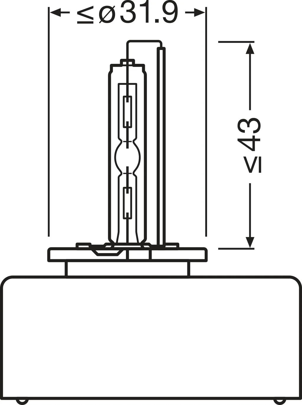 Bulb, spotlight XENARC® ORIGINAL 66540