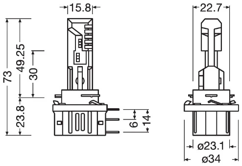 ams-OSRAM 64176DWESY-HCB Bulb, spotlight