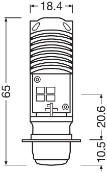 ams-OSRAM 7335DWESY-01B Bulb, spotlight