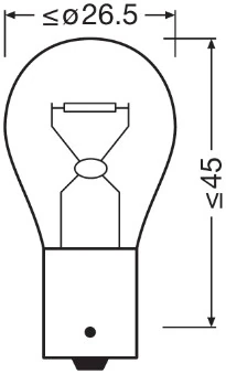 Bulb, direction indicator ORIGINAL 7506
