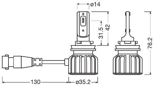 ams-OSRAM 9006DWBRT-2HFB Bulb, worklight