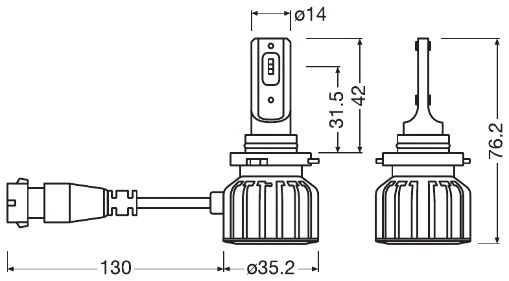 ams-OSRAM 9005DWBRT-2HFB Bulb, worklight