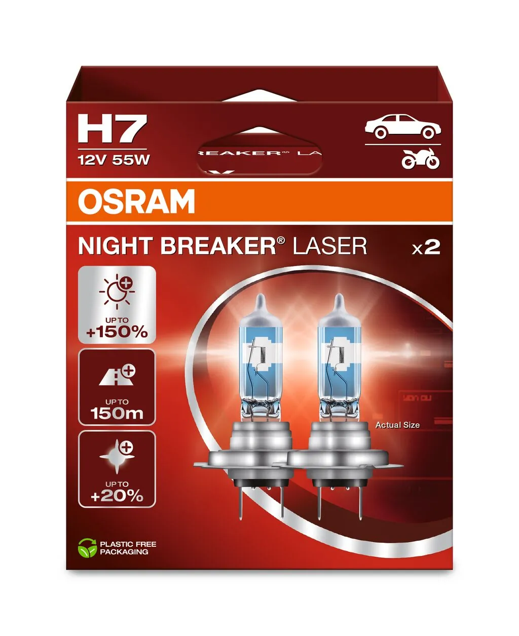 전구, 상향등 NIGHT BREAKER® LASER 64210NL-2HB