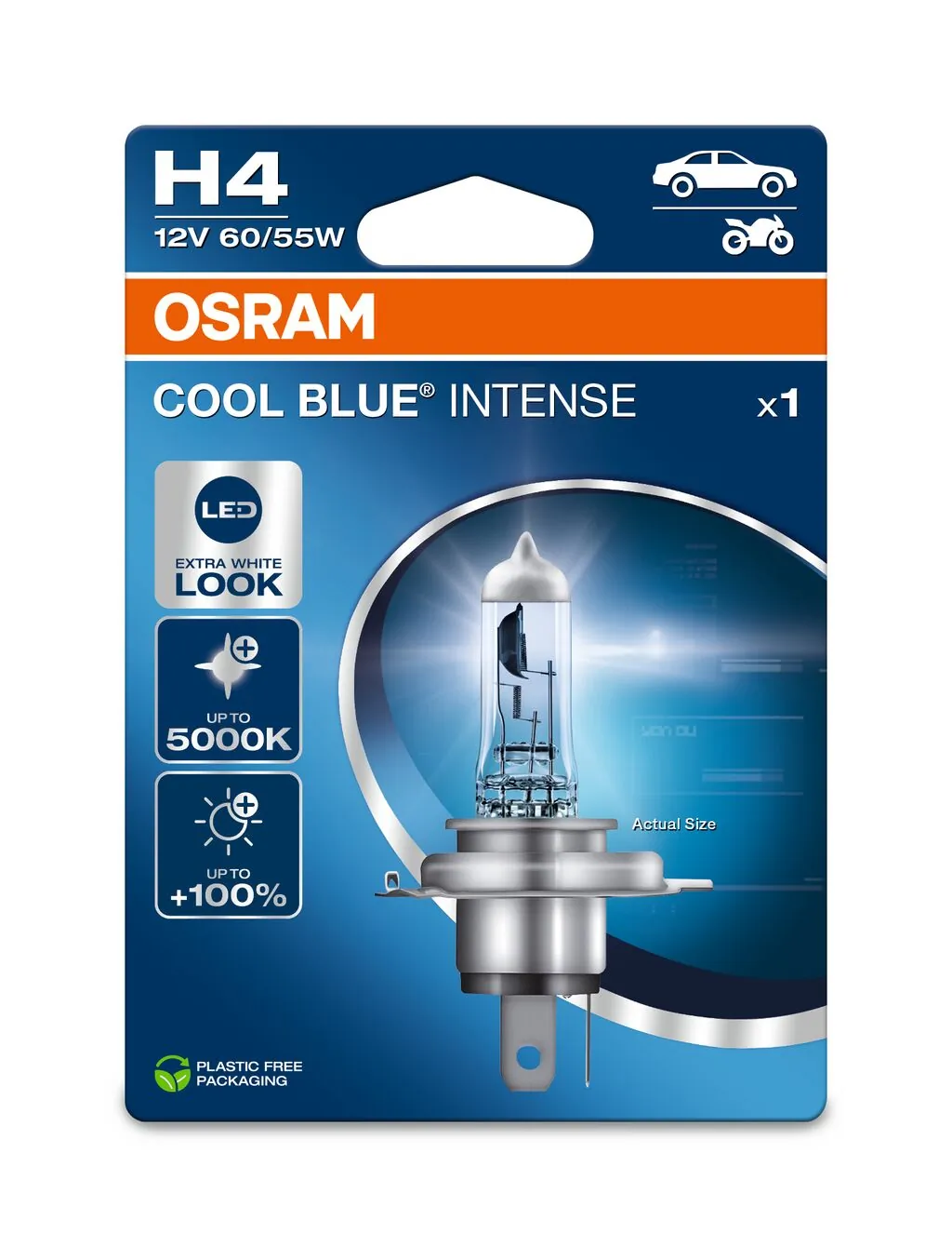 Bohlam, lampu sorot tinggi COOL BLUE® INTENSE (Next Gen) 64193CBN-1BL