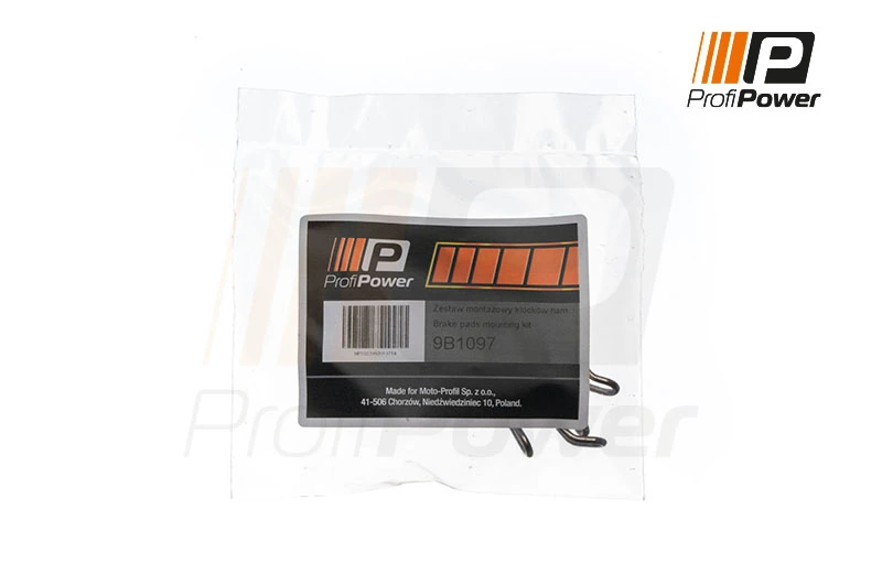 Accessory Kit, disc brake pad 9B1097