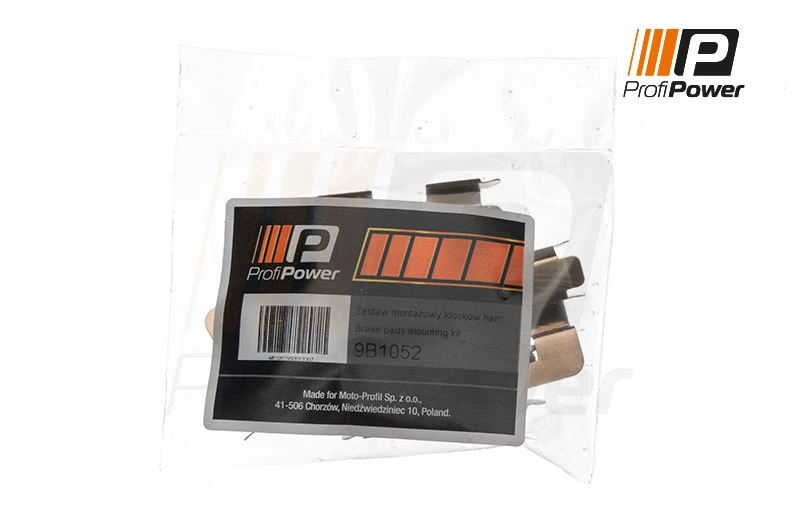 Accessory Kit, disc brake pad 9B1052