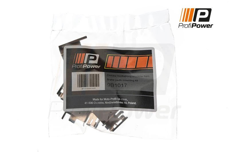 Accessory Kit, disc brake pad 9B1017