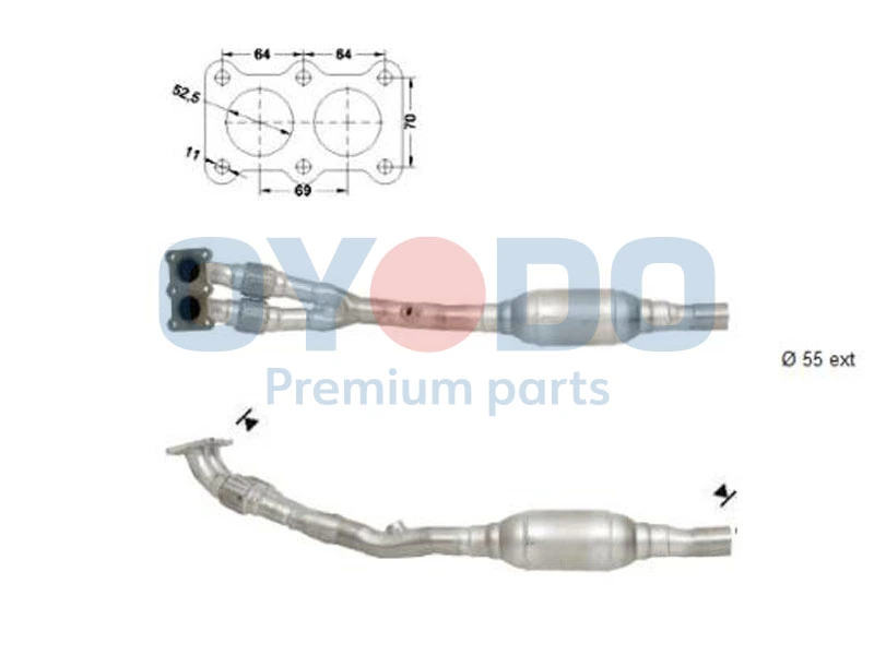 Catalytic Converter 10N0031-OYO