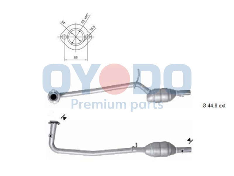 Catalytic Converter 10N0078-OYO