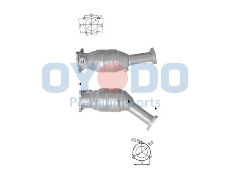 Catalytic Converter 10N0104-OYO