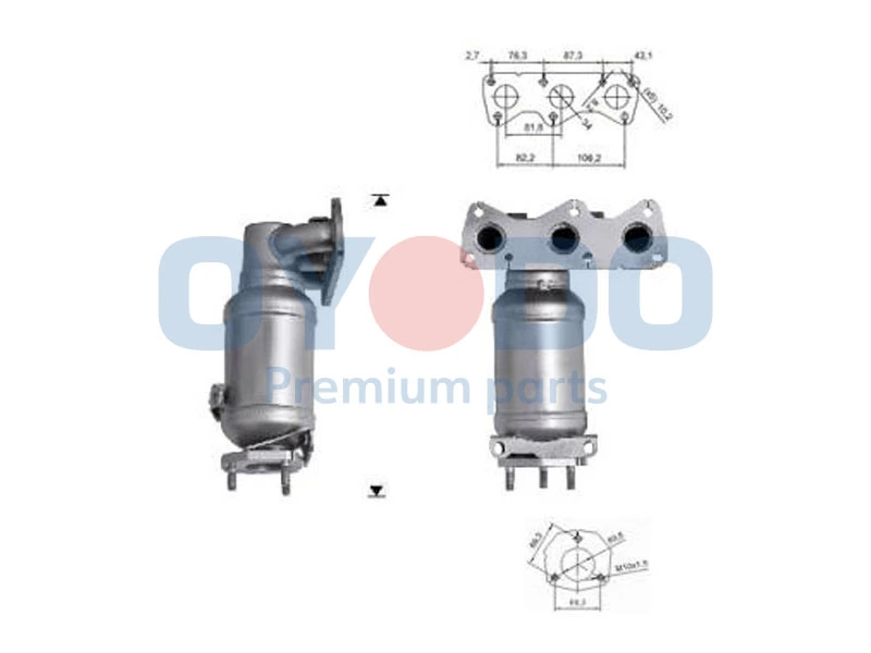 Catalytic Converter 10N0010-OYO