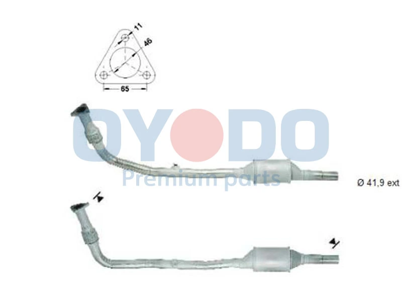 Catalytic Converter 10N0005-OYO