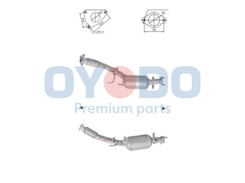 Soot/Particulate Filter, exhaust system 20N0101-OYO