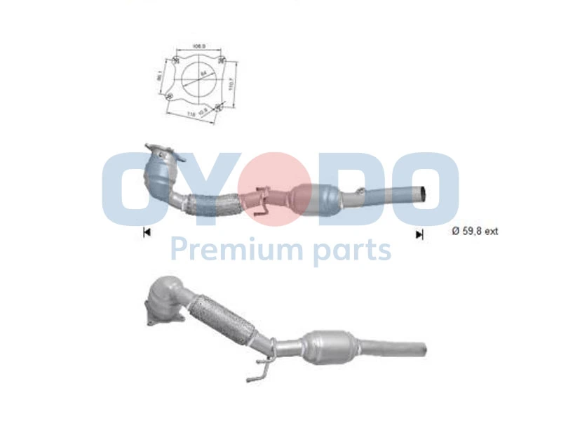 Catalytic Converter 10N0147-OYO