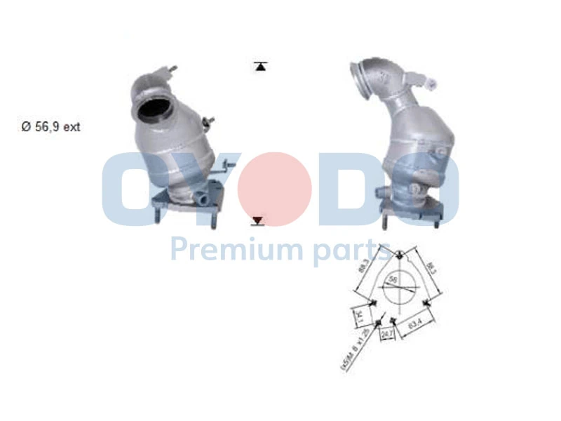 Catalytic Converter 20N0082-OYO