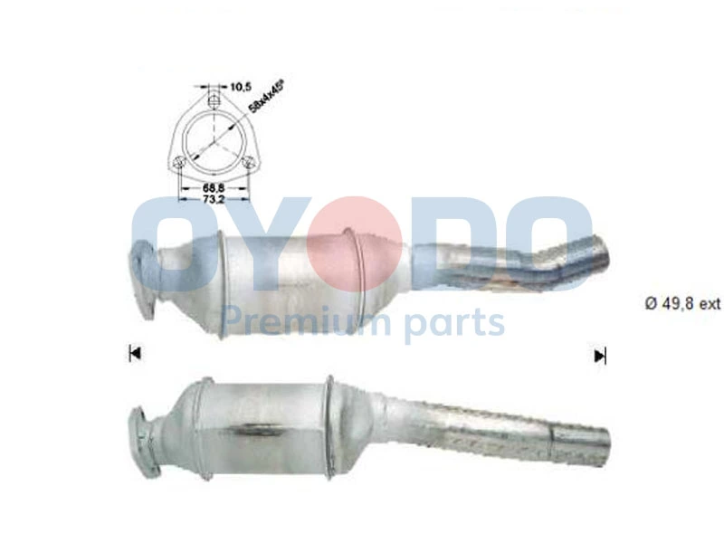 Catalytic Converter 10N0137-OYO