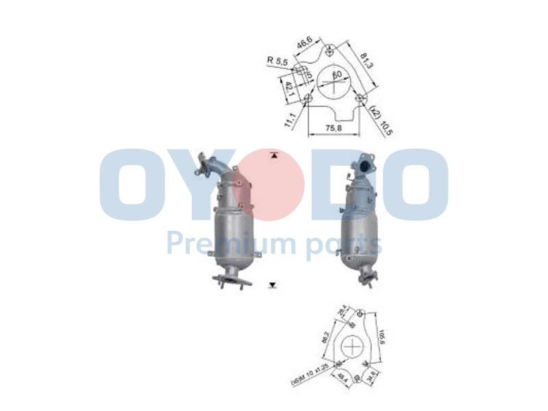 Soot/Particulate Filter, exhaust system 20N0148-OYO